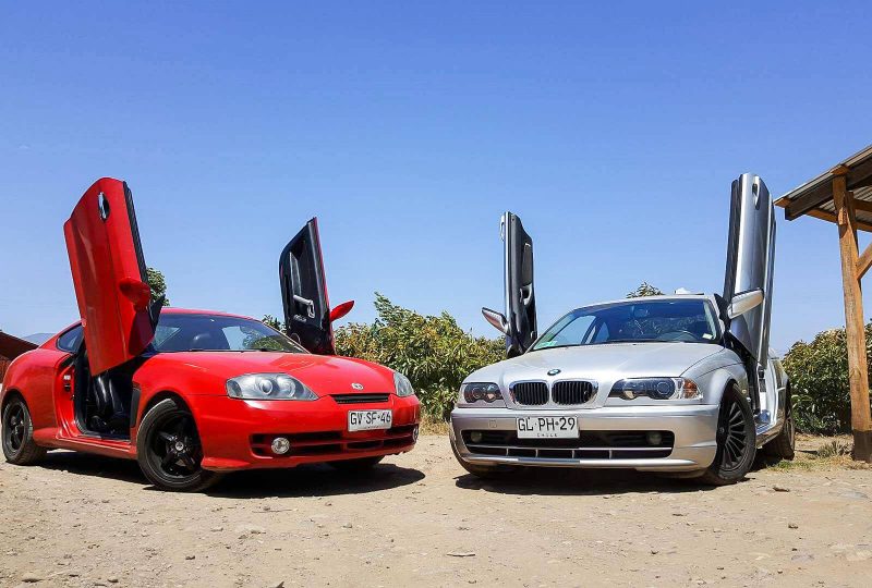 BMW y Hyundai Tiburon